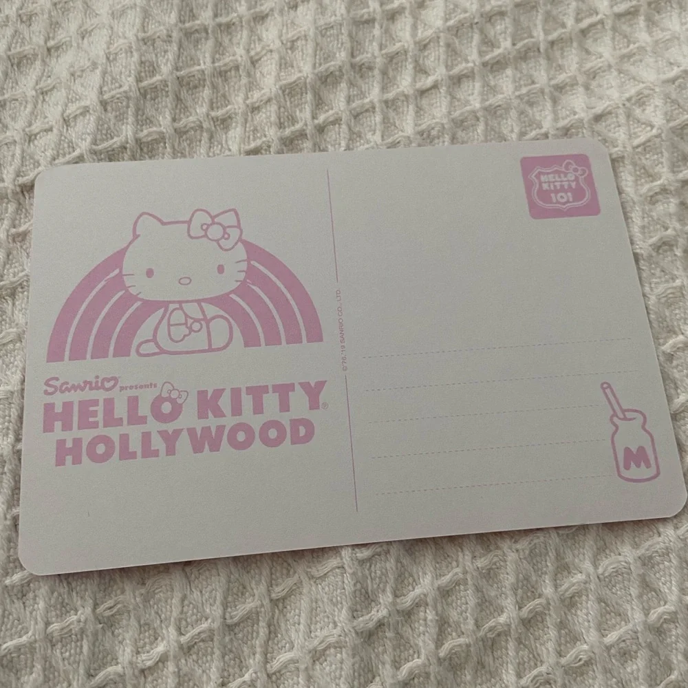 Hello Kitty  Hollywood Postcard NEW